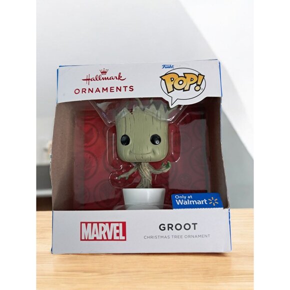 Hallmark , Marvel , Other - Hallmark Marvel Guardians of the Galaxy Groot Funko Pop! Christmas Ornament